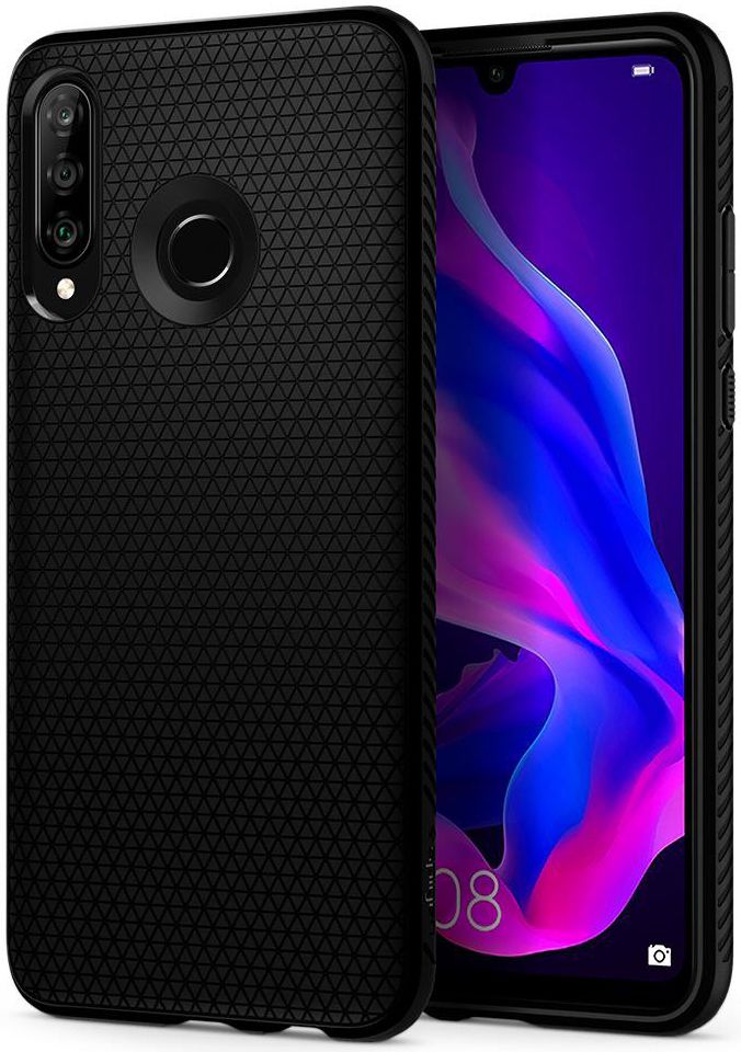 Spigen Liquid Air Hoesje Huawei P30 Lite Zwart afbeelding 1