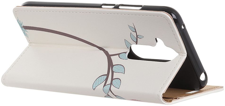 Nokia 8.1 Portemonnee Hoesje met Uilen Opdruk afbeelding 3