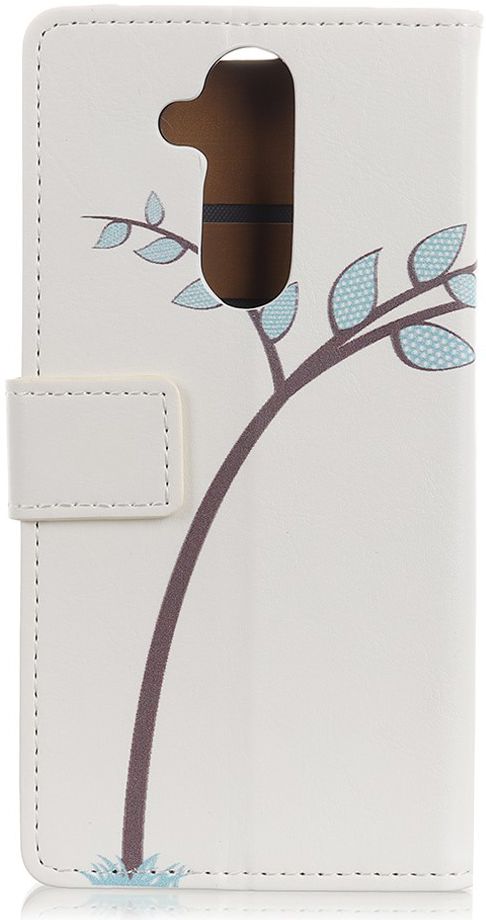 Nokia 8.1 Portemonnee Hoesje met Uilen Opdruk afbeelding 4