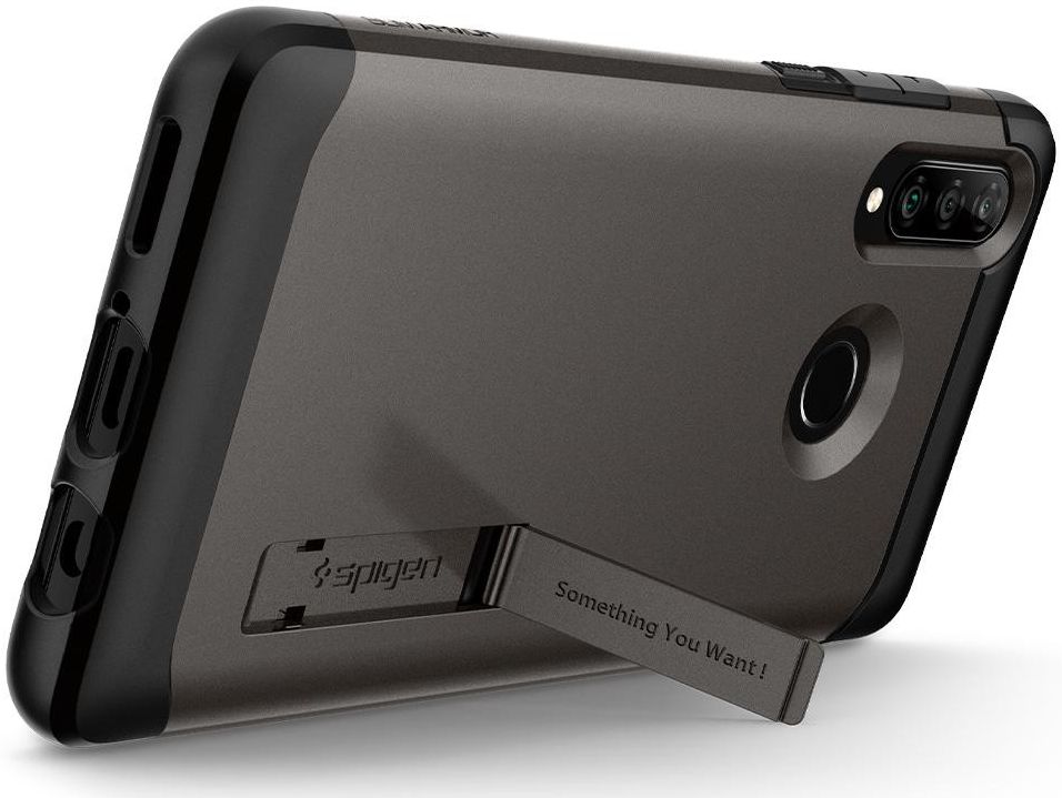 Spigen Slim Armor Hoesje Huawei P30 Lite Gunmetal afbeelding 2
