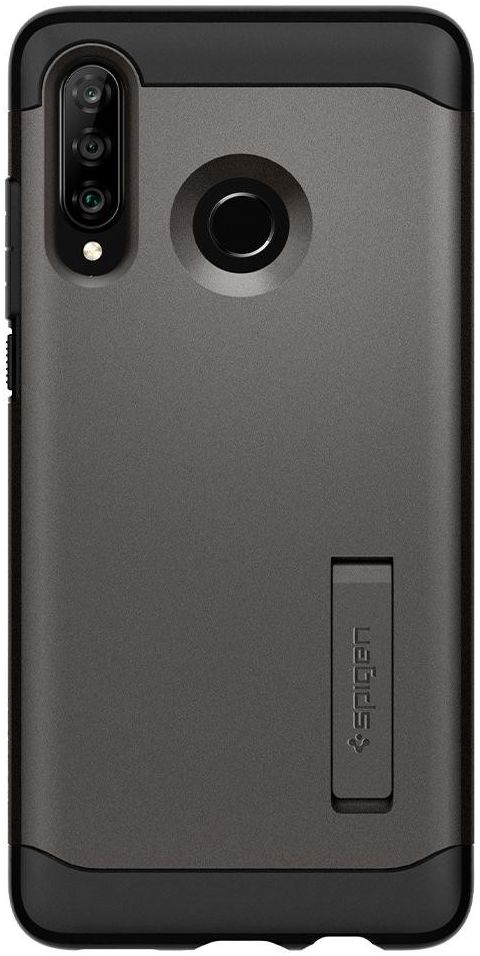 Spigen Slim Armor Hoesje Huawei P30 Lite Gunmetal afbeelding 3