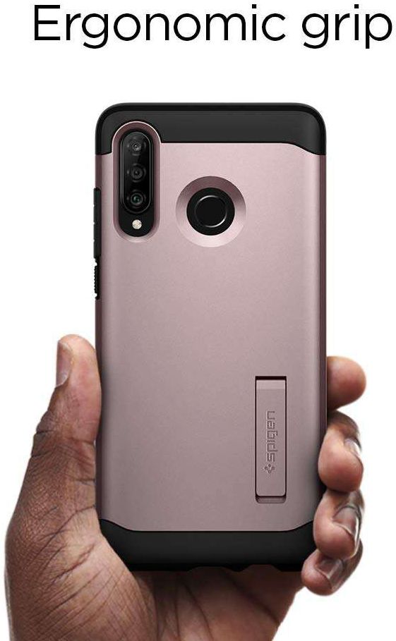 Spigen Slim Armor Hoesje Huawei P30 Lite Rose Gold afbeelding 3