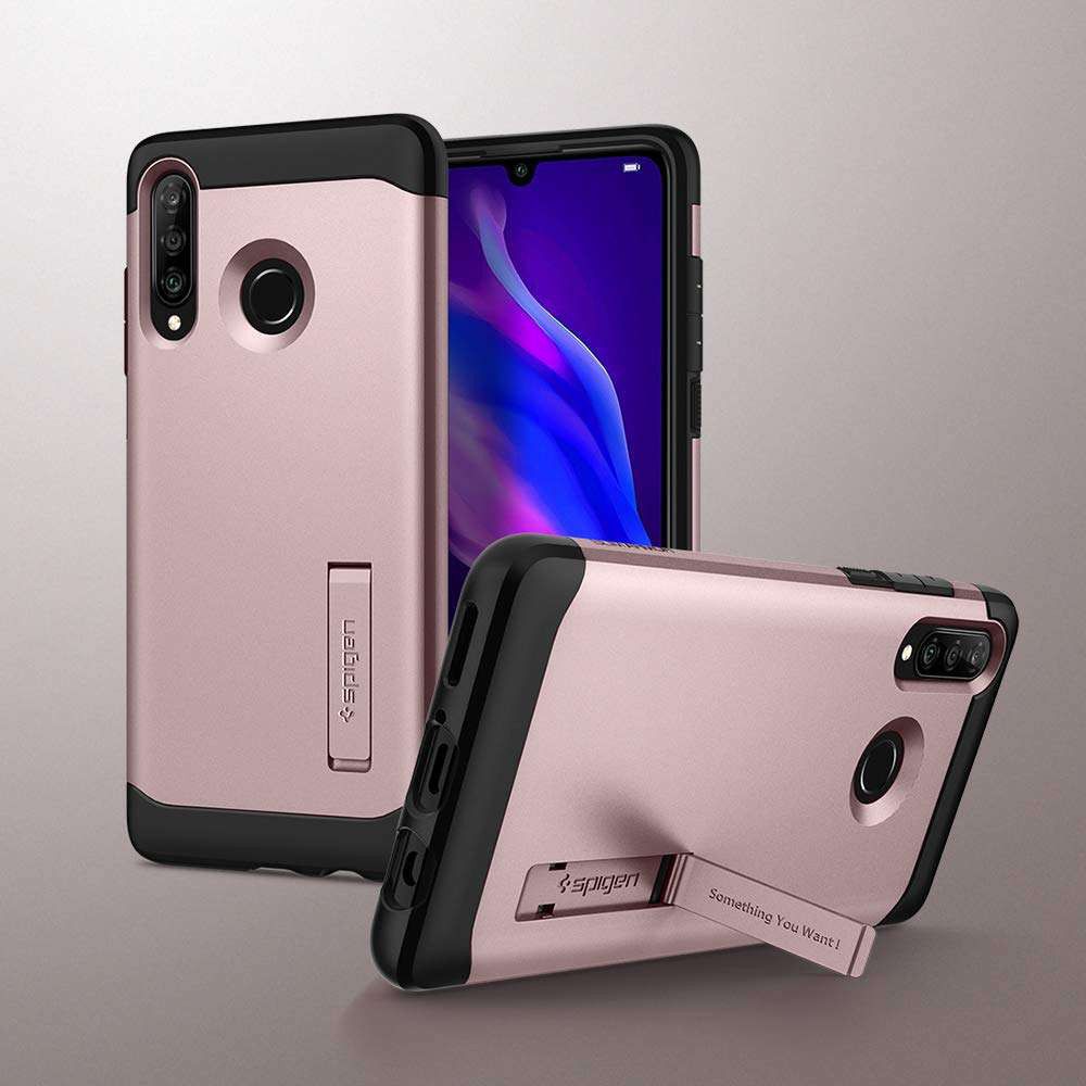 Spigen Slim Armor Hoesje Huawei P30 Lite Rose Gold afbeelding 5