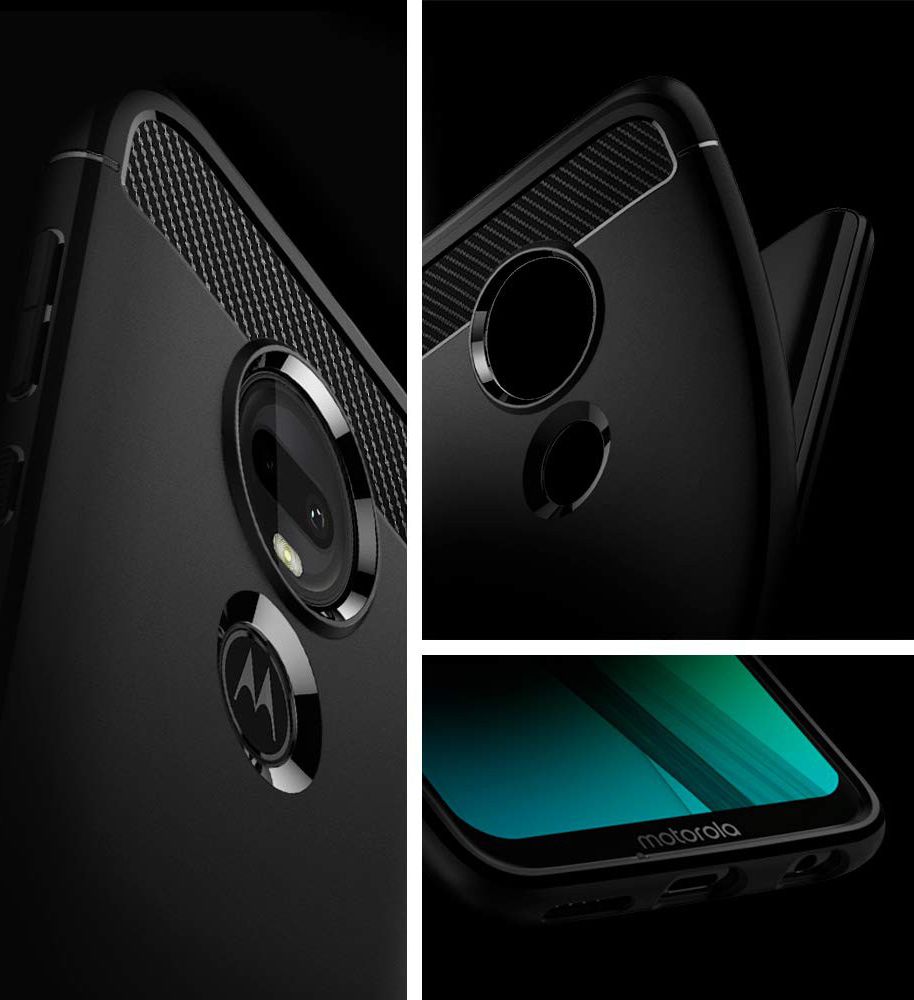 Spigen Rugged Armor Hoesje Motorola Moto G7 Zwart afbeelding 9