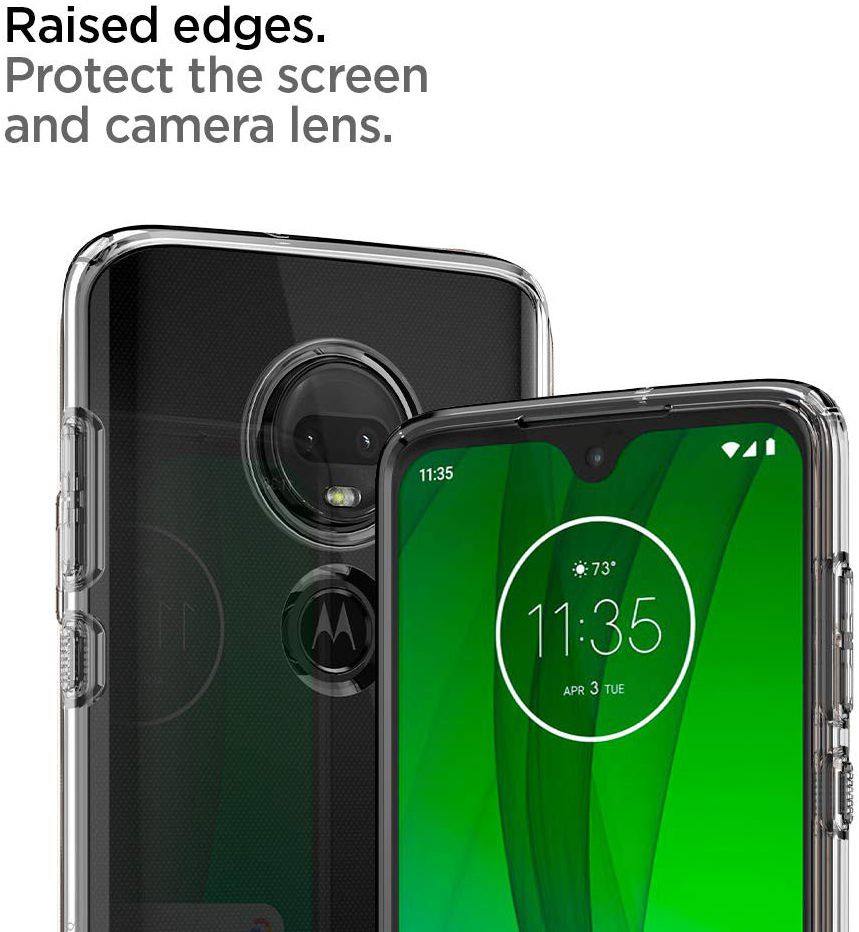 Spigen Liquid Crystal Hoesje Motorola Moto G7 Transparant afbeelding 7