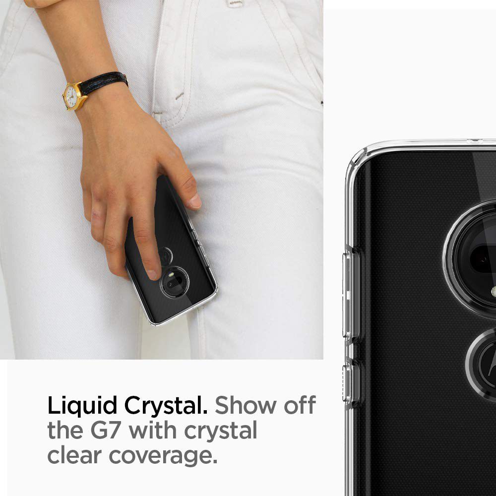 Spigen Liquid Crystal Hoesje Motorola Moto G7 Transparant afbeelding 4