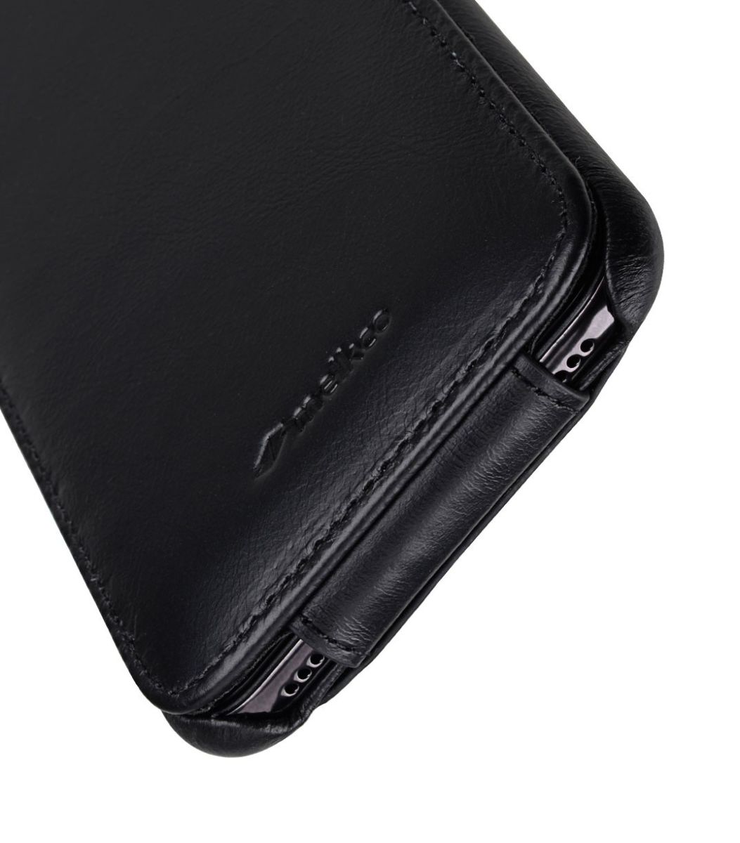 Melkco Elite Apple iPhone XS Max Flip Case Echt Leer Zwart afbeelding 6