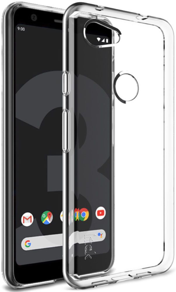IMAK UX-5 Series Google Pixel 3A Hoesje Flexibel TPU Transparant afbeelding 1