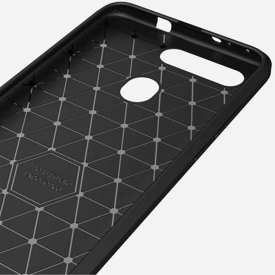 Honor View 20 Geborsteld TPU Hoesje Blauw afbeelding 10