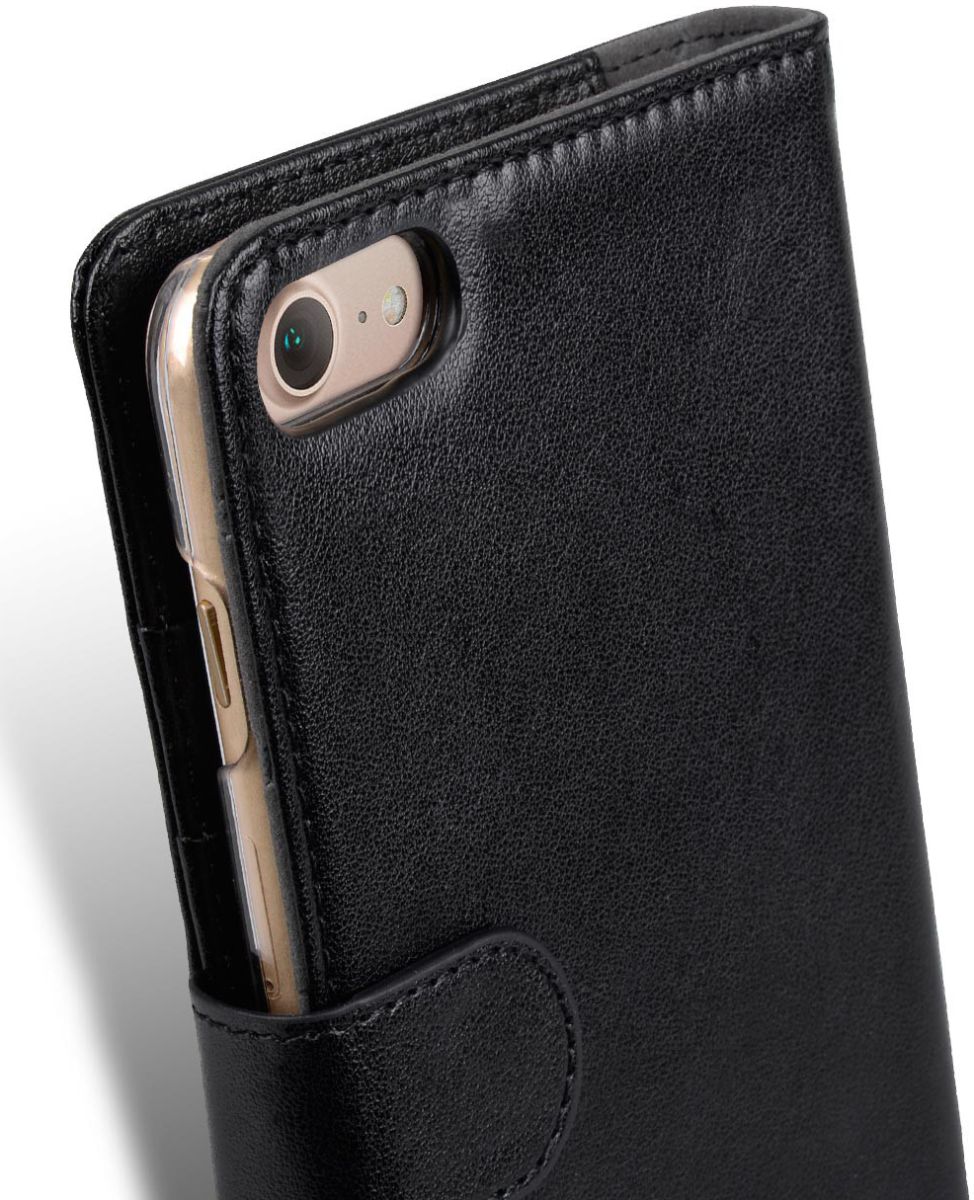 Melkco Book Cover Apple iPhone 7 / 8 Hoesje Zwart afbeelding 6