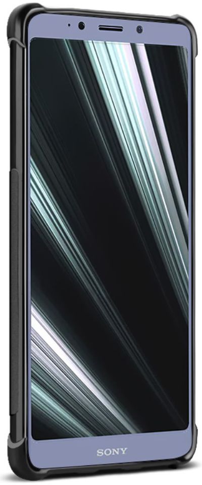 IMAK Vega Series Sony Xperia L3 Hoesje Geborsteld TPU Zwart afbeelding 5