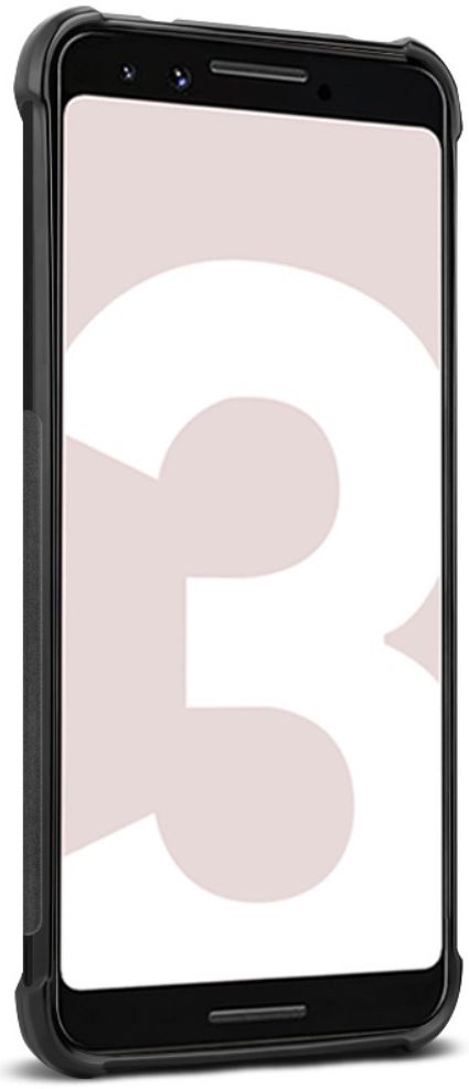 IMAK Vega Series Google Pixel 3A Hoesje Geborsteld TPU Zwart afbeelding 5
