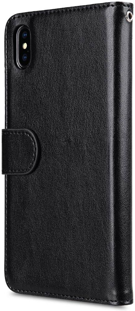 Melkco Book Cover Apple iPhone XS Max Hoesje Zwart afbeelding 2