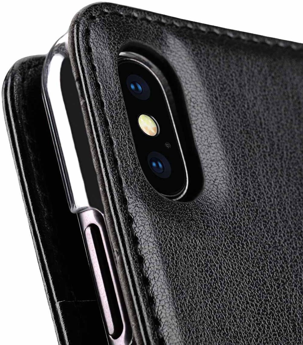 Melkco Book Cover Apple iPhone XS Max Hoesje Zwart afbeelding 6
