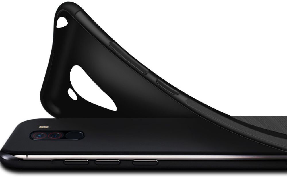 Motorola Moto G7 Geborsteld Carbon TPU Hoesje Zwart afbeelding 2