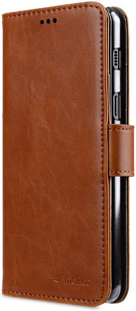 Melkco Book Cover Samsung Galaxy J6 (2018) Hoesje Bruin afbeelding 2