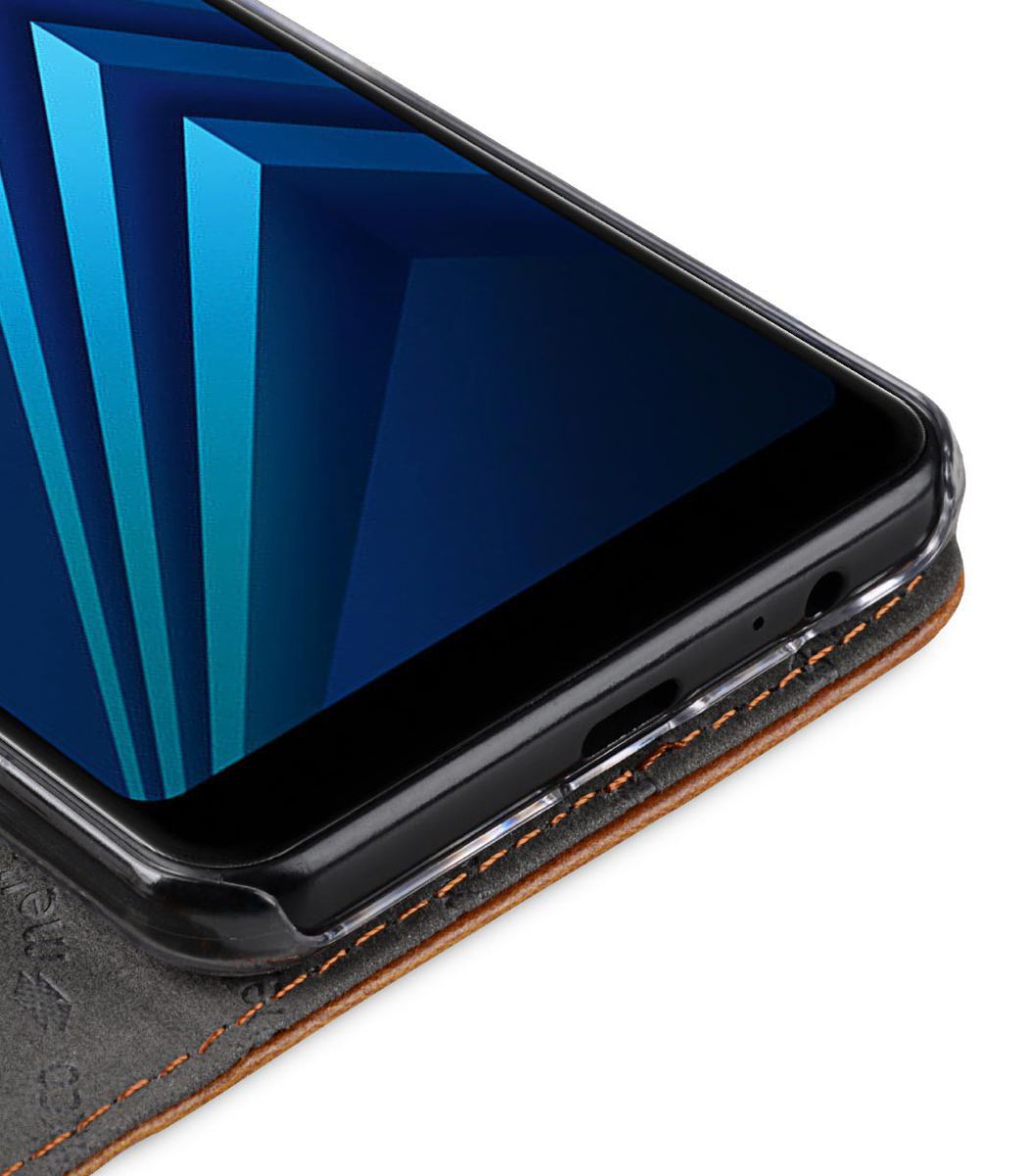 Melkco Book Cover Samsung Galaxy J6 (2018) Hoesje Bruin afbeelding 4