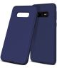 Samsung Galaxy S10E Twill Slim Texture Back Cover Blauw