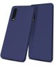 Huawei P30 Twill Slim Texture Back Cover Blauw