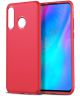 Huawei P30 Lite Twill Slim Texture Back Cover Rood