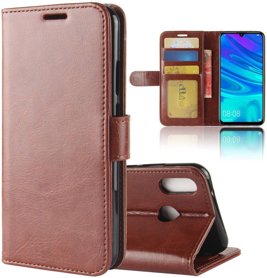Huawei Y7 (2019) Portemonnee Hoesje Bruin afbeelding 8