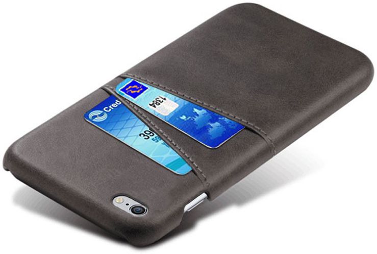 Apple iPhone 6(S) Back Cover met Kaarthouder Zwart afbeelding 2