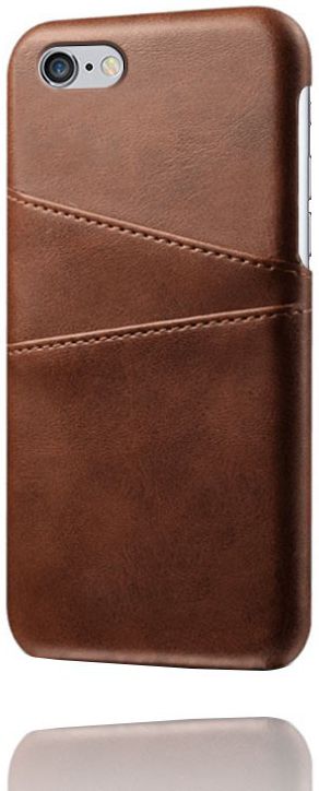 Apple iPhone 6(S) Back Cover met Kaarthouder Bruin afbeelding 3