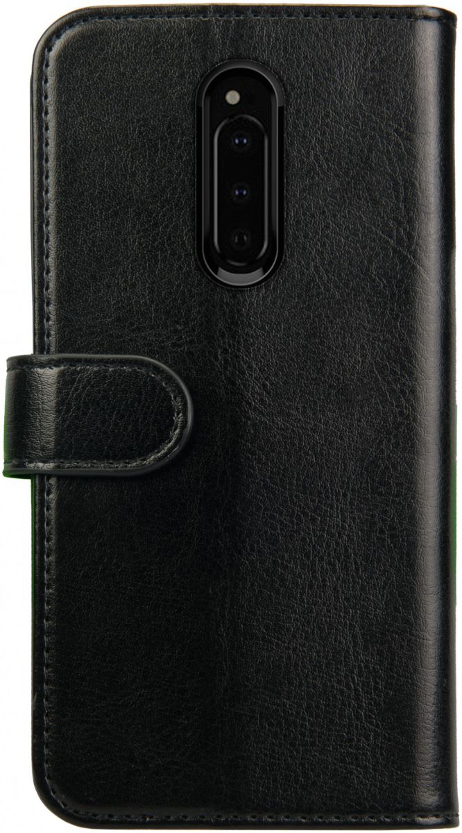 Rosso Element Sony Xperia 1 Hoesje Book Cover Zwart afbeelding 2