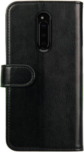 Rosso Element Sony Xperia 1 Hoesje Book Cover Zwart afbeelding 2