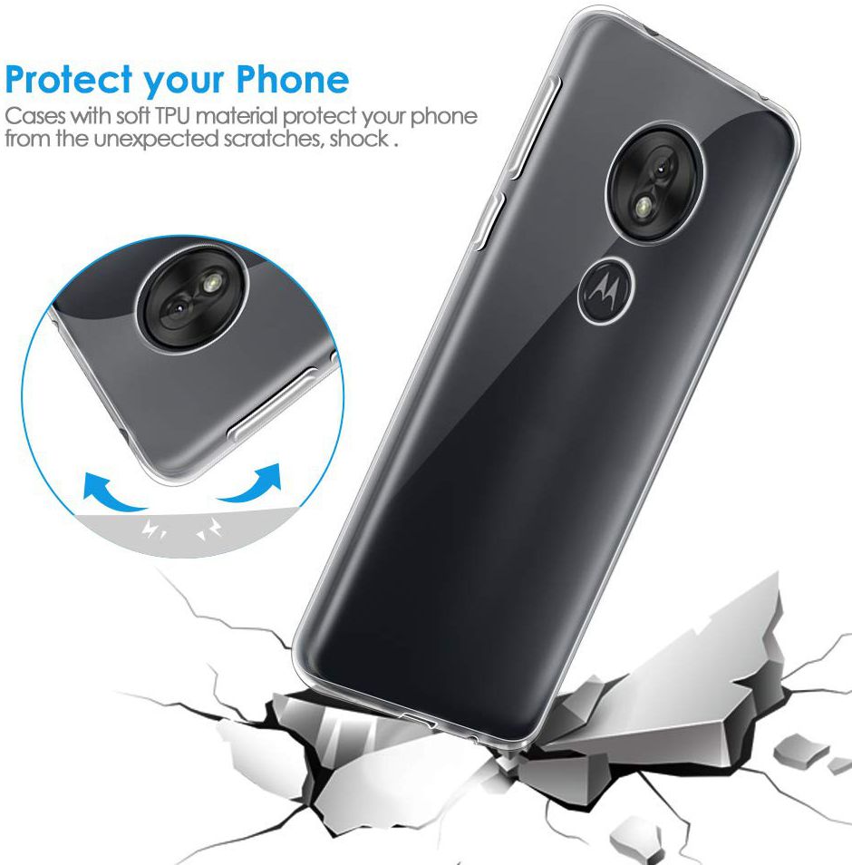 Motorola Moto G7 Play Hoesje Dun TPU Transparant afbeelding 2