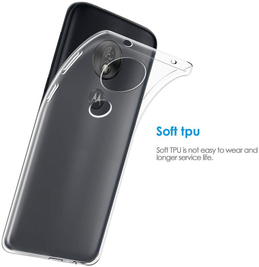 Motorola Moto G7 Play Hoesje Dun TPU Transparant afbeelding 4