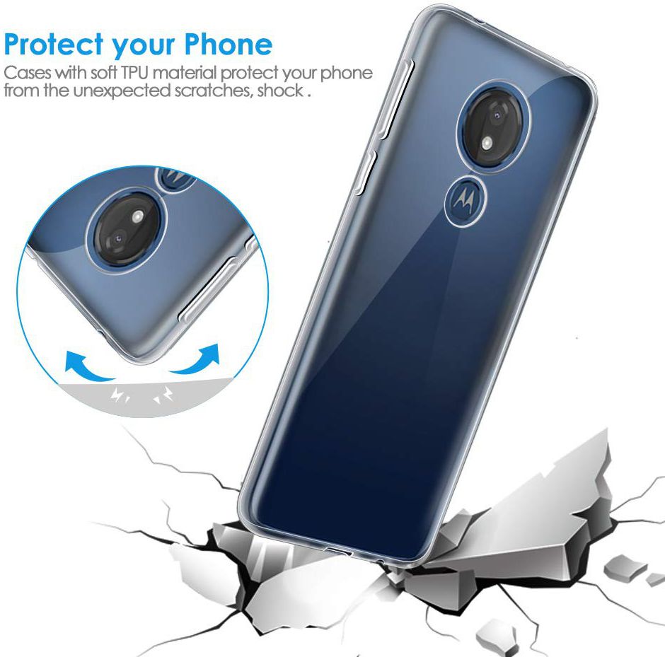 Motorola Moto G7 Power TPU Hoesje Transparant afbeelding 2