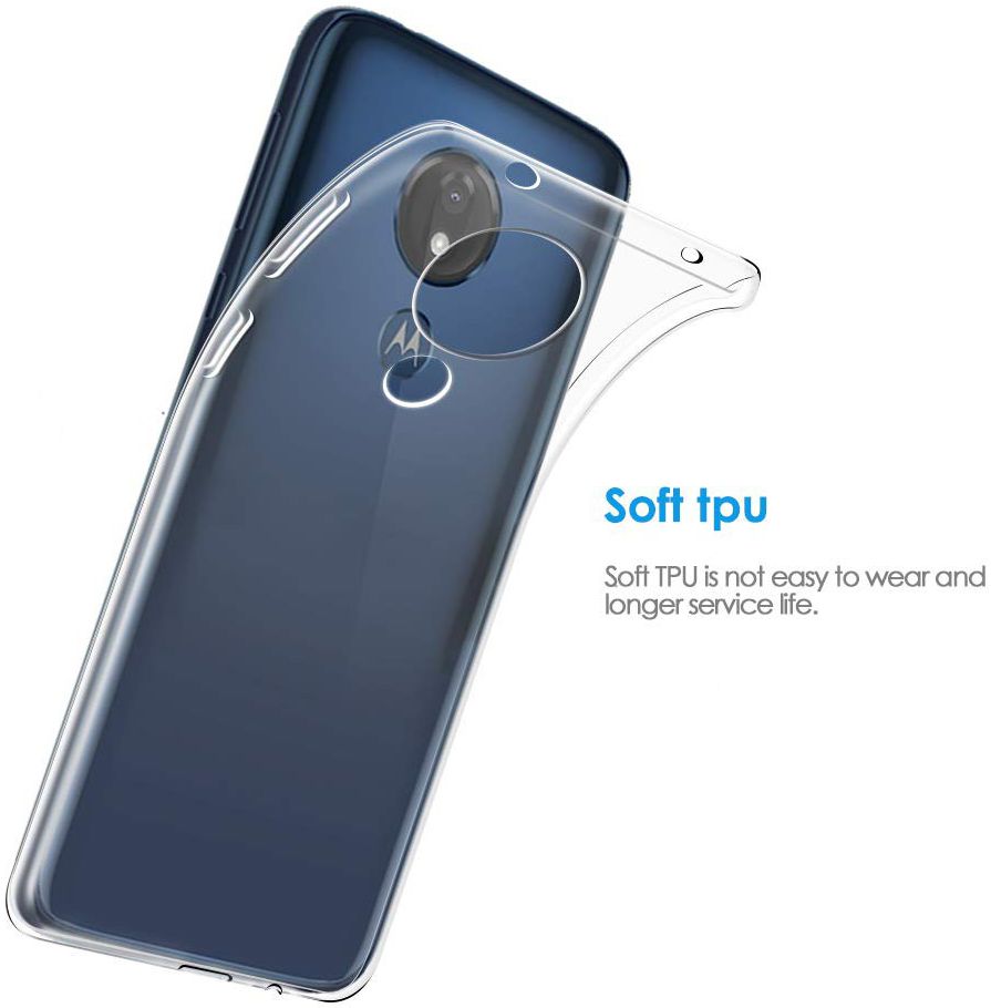 Motorola Moto G7 Power TPU Hoesje Transparant afbeelding 3