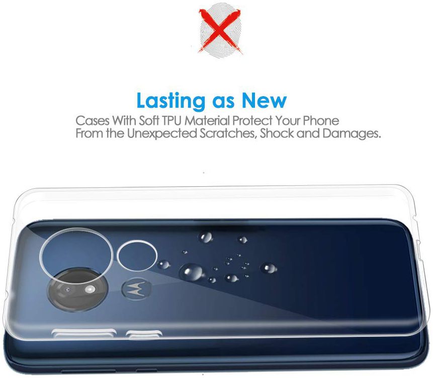 Motorola Moto G7 Power TPU Hoesje Transparant afbeelding 5