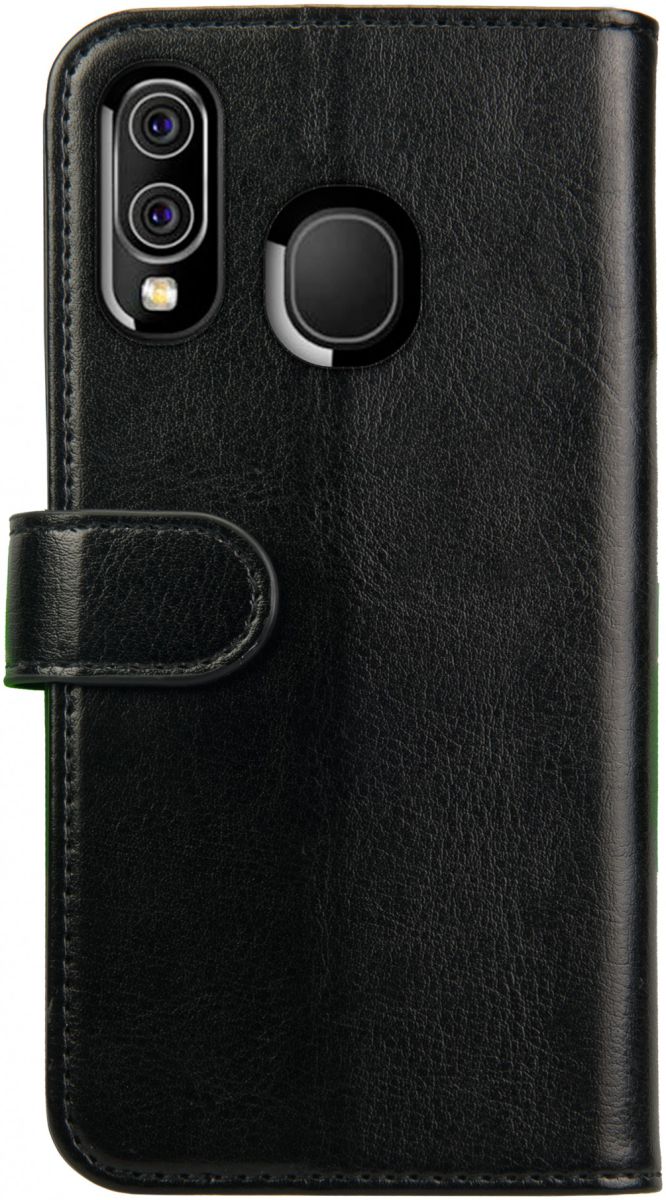 Rosso Element Samsung Galaxy A40 Hoesje Book Cover Zwart afbeelding 2