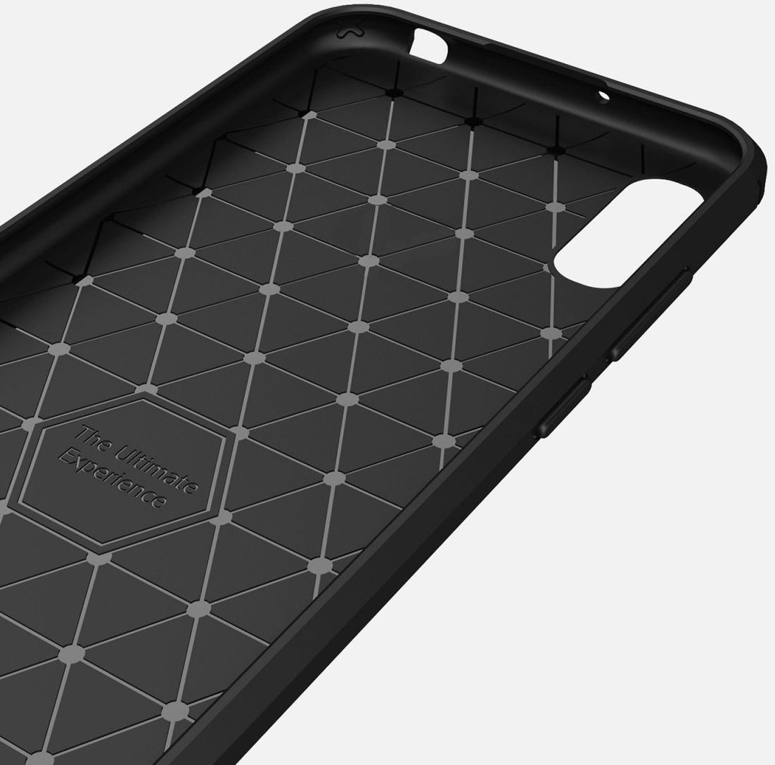 Huawei Y6s / Y6 (2019) Hoesje Geborsteld TPU Zwart afbeelding 10
