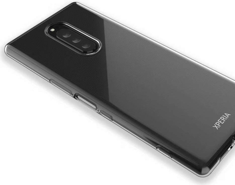 Sony Xperia 1 Hoesje Dun TPU Transparant afbeelding 2