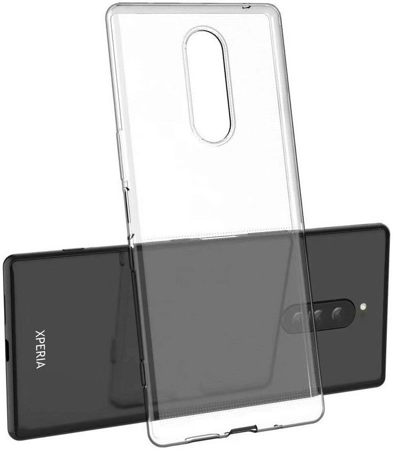 Sony Xperia 1 Hoesje Dun TPU Transparant afbeelding 5