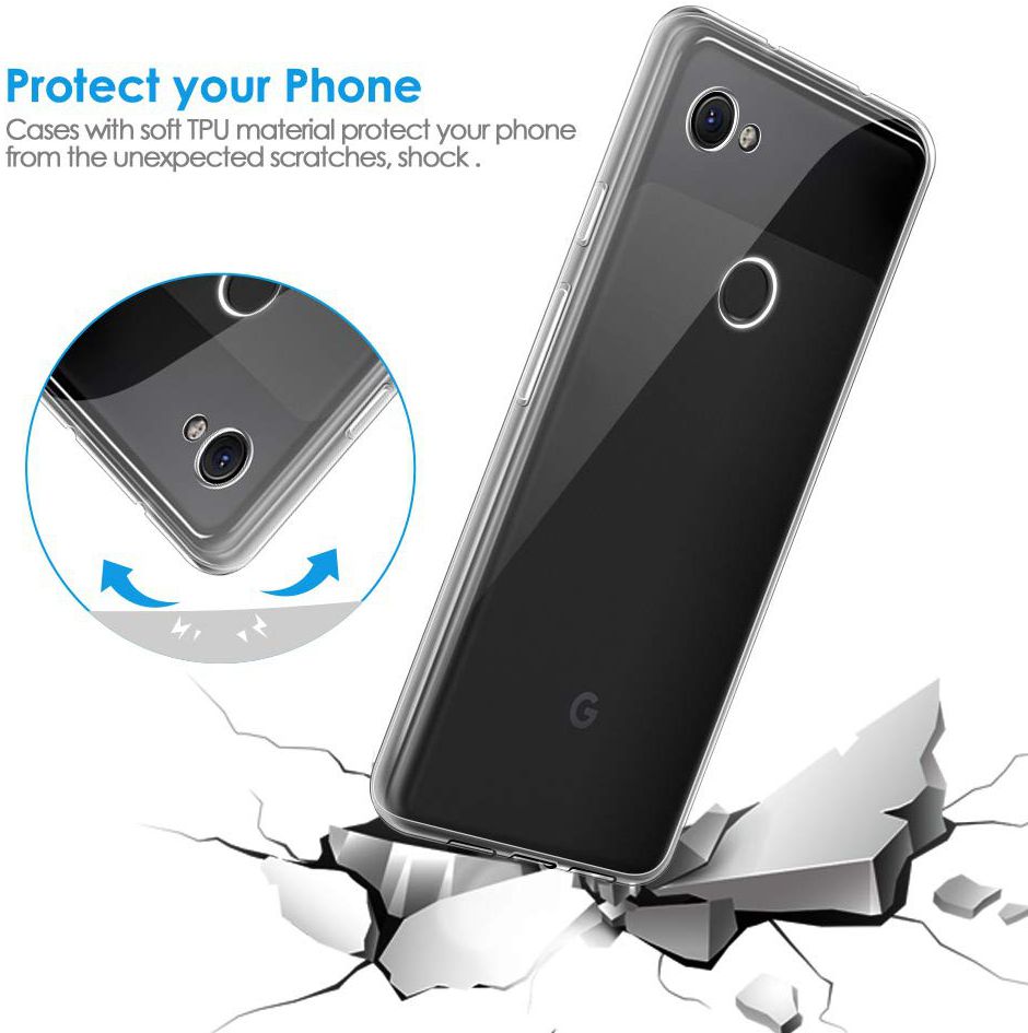 Google Pixel 3A Hoesje Dun TPU Transparant afbeelding 2