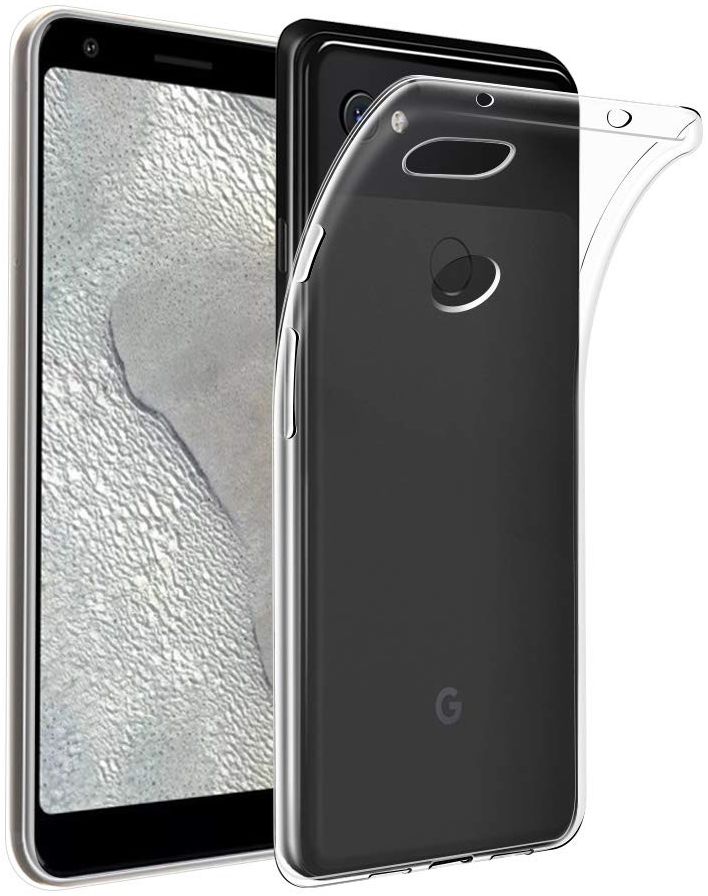 Google Pixel 3A XL Hoesje Dun TPU Transparant afbeelding 1
