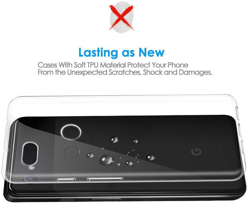Google Pixel 3A XL Hoesje Dun TPU Transparant afbeelding 5