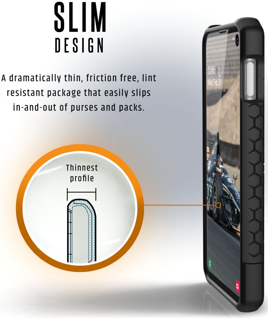 Urban Armor Gear Monarch Hoesje Samsung Galaxy S10E Black afbeelding 6