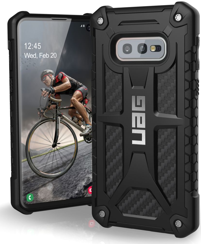 Urban Armor Gear Monarch Hoesje Samsung Galaxy S10E Carbon afbeelding 1