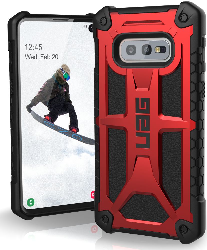Urban Armor Gear Monarch Hoesje Samsung Galaxy S10E Crimson afbeelding 1