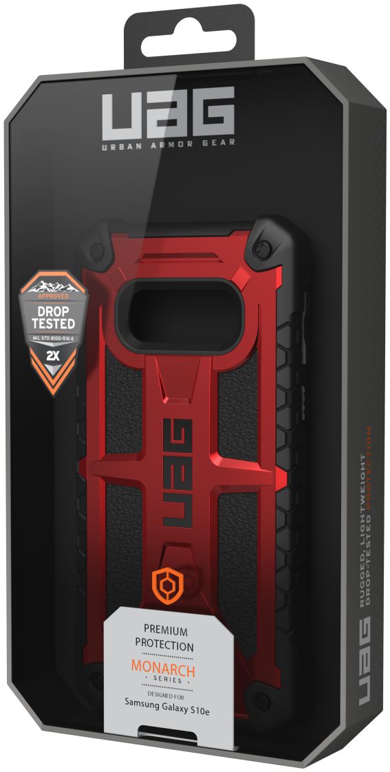 Urban Armor Gear Monarch Hoesje Samsung Galaxy S10E Crimson afbeelding 15