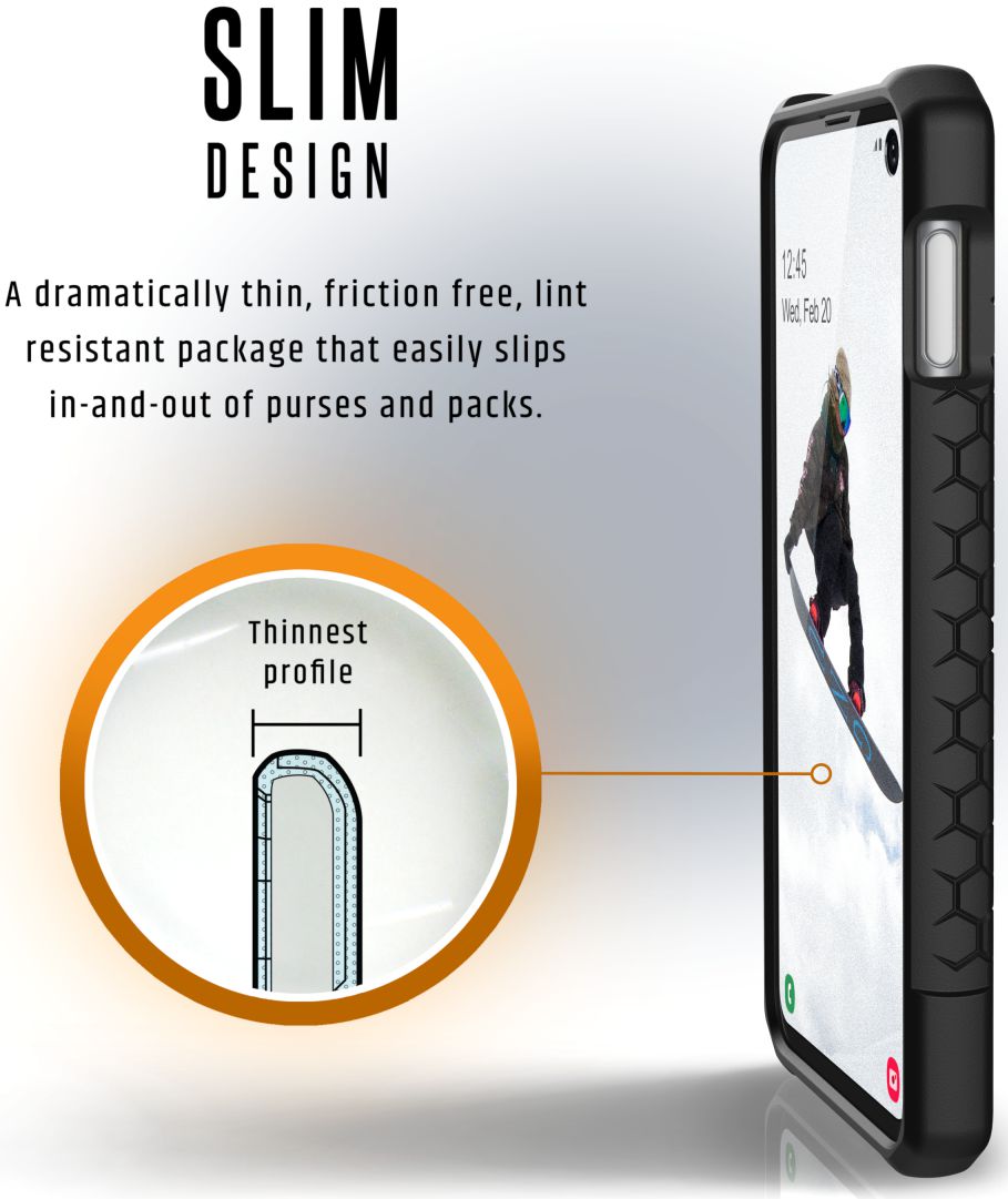 Urban Armor Gear Monarch Hoesje Samsung Galaxy S10E Crimson afbeelding 6