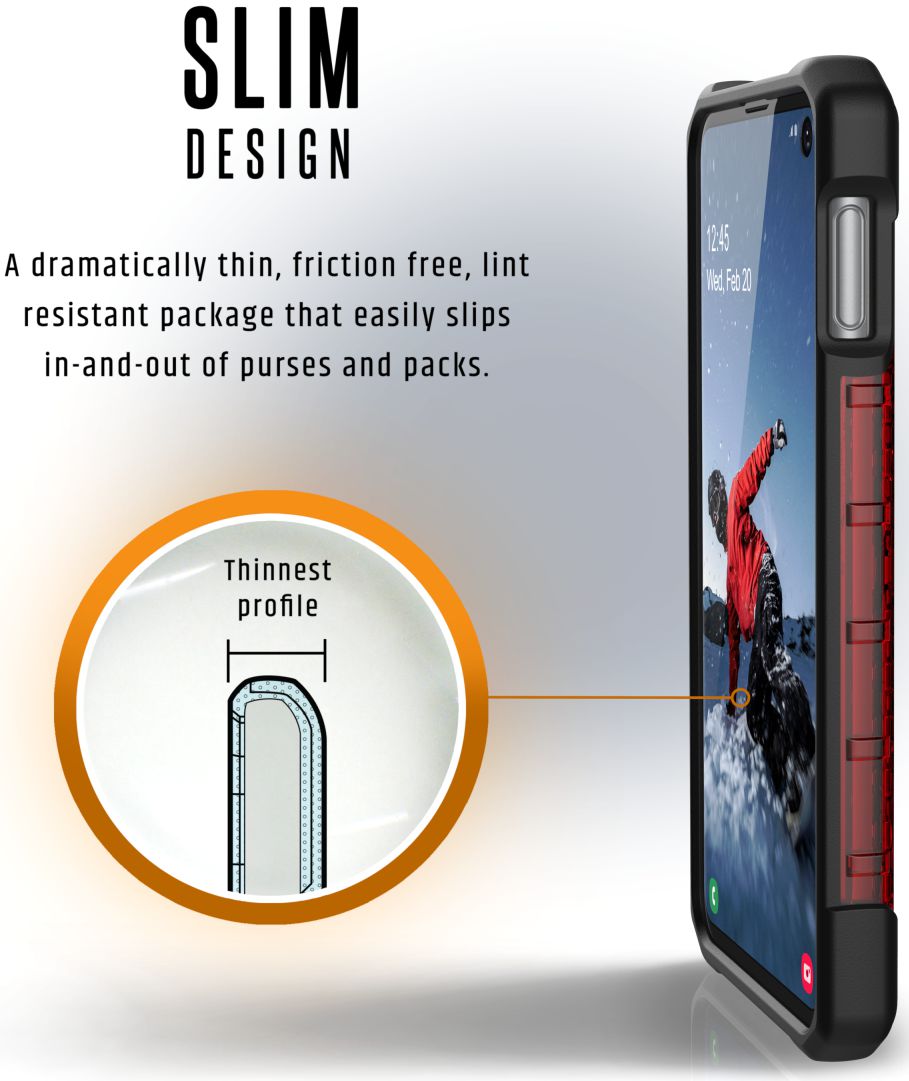Urban Armor Gear Plasma Hoesje Samsung Galaxy S10E Magma afbeelding 6