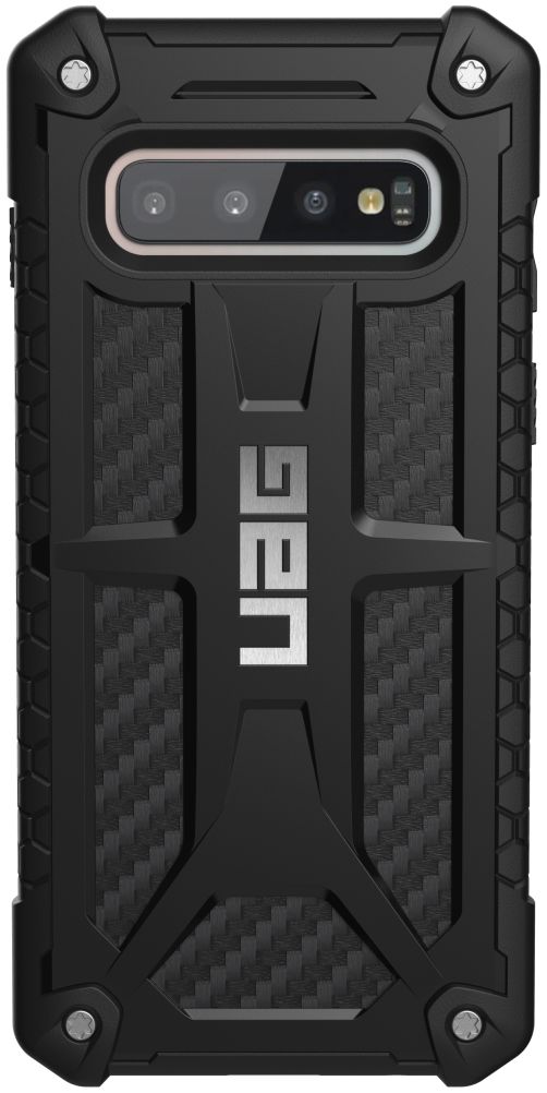 Urban Armor Gear Monarch Hoesje Samsung Galaxy S10 Carbon afbeelding 2