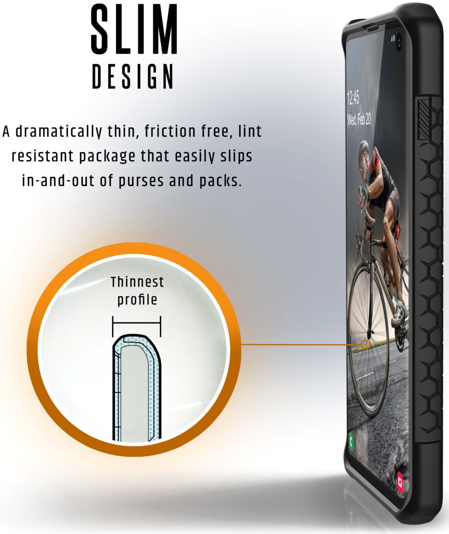 Urban Armor Gear Monarch Hoesje Samsung Galaxy S10 Carbon afbeelding 5