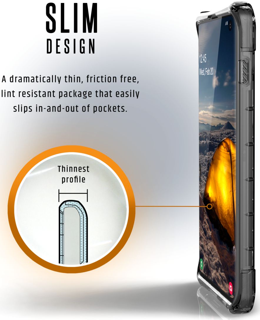 Urban Armor Gear Plyo Hoesje Samsung Galaxy S10 Ice afbeelding 6